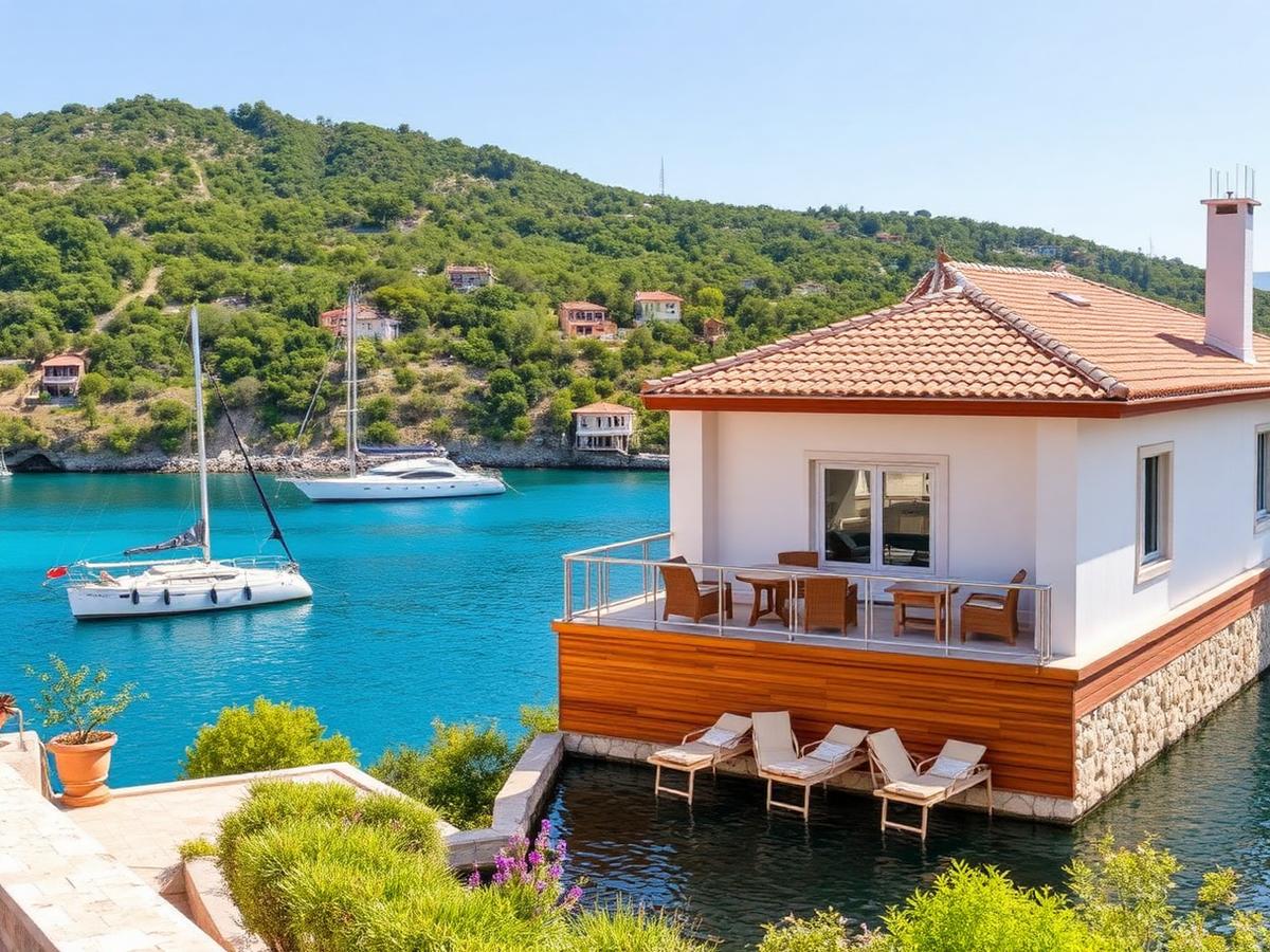 Villa for sale in Bodrum, Turkey — 4 bedrooms, sea view